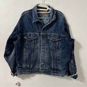 Vintage speckled Levi’s jean jacket